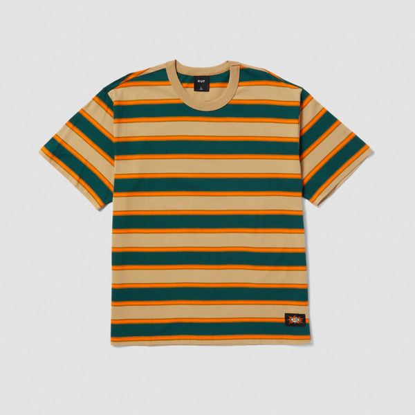 HUF Terrace Relaxed Knit T-Shirt Pine S  &hellip;