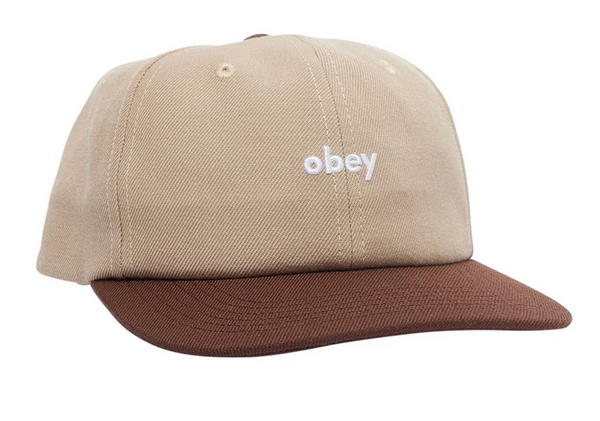 Obey Lowercase 5 Panel Snapback Khaki Mu &hellip;