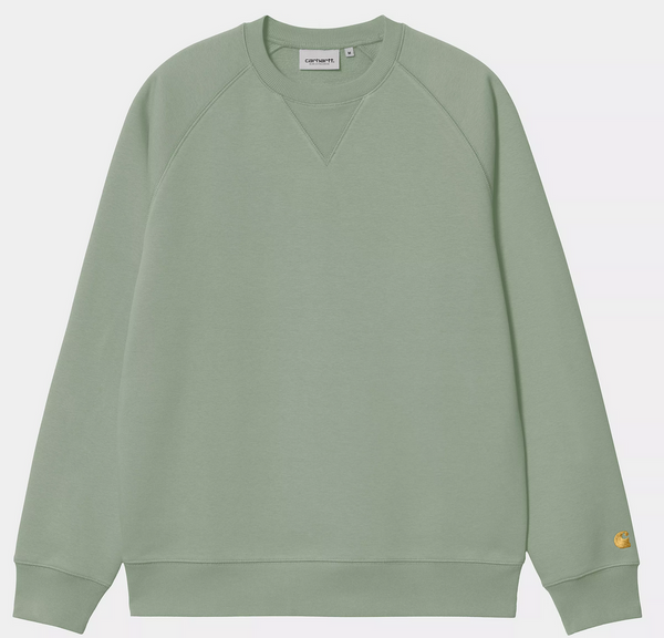 Carhartt WIP Chase Sweat Frosted Green/Gold