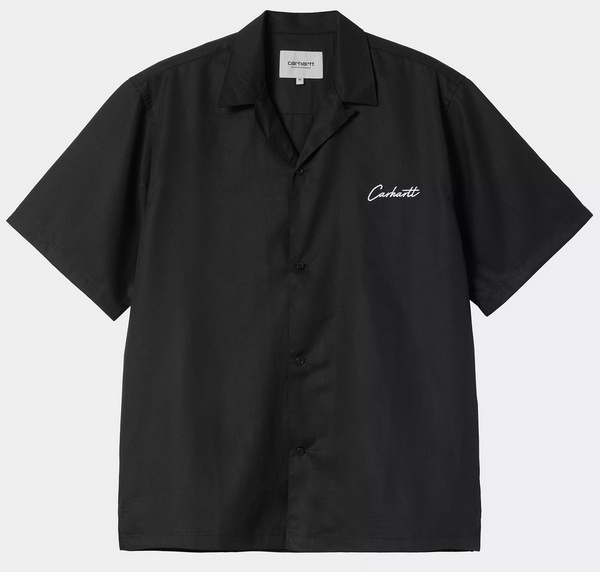Carhartt WIP S/S Delray Shirt Black/White