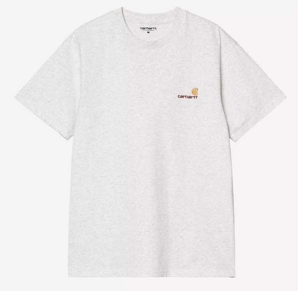 Carhartt WIP American Script T-Shirt Ash &hellip;
