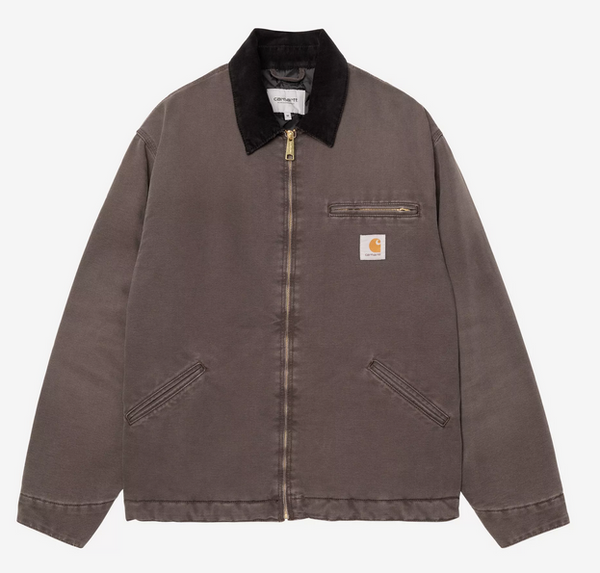 Carhartt WIP OG Detroit Jacket Tabacco/Black Stone Canvas