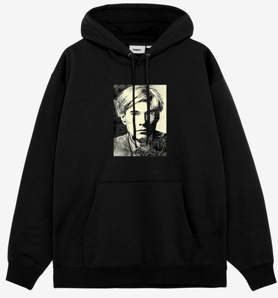 Obey Warhol Hoodie Black M L XL