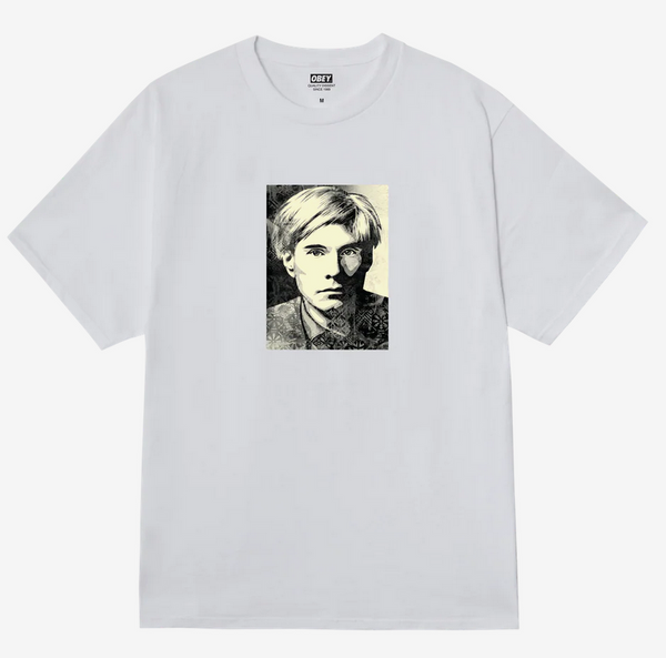 Obey Warhol Clasic T-Shirt White M L XL