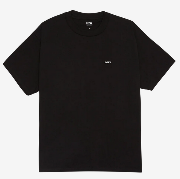 Obey Quarter Icon Black M L XL