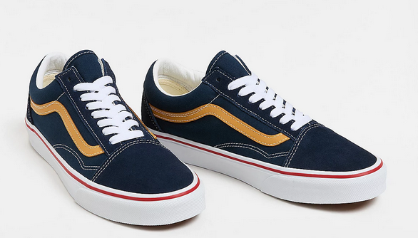 Vans Old Skool Tri-Tone Navy/Yellow US 8 EU 40.5 US 8.5 EU 41 US 9 EU 42 US 9.5 EU 42.5 US 10 EU 43 US 10.5 EU 44 US 11.5 EU 45 US 12 EU 46