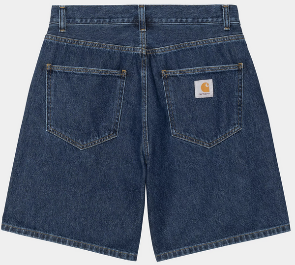 Carhartt WIP Nolan Short Marshfield Blue Heavy Stone Wash