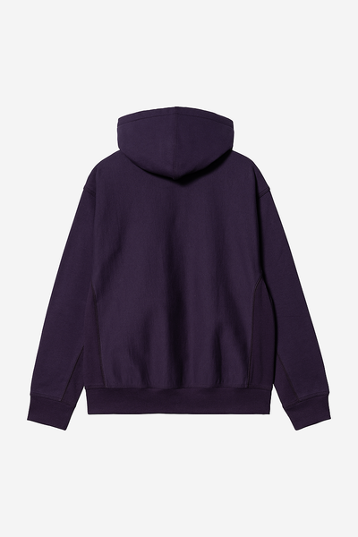 Carhartt WIP Hooded American Script Hoody, Cassis M L XL