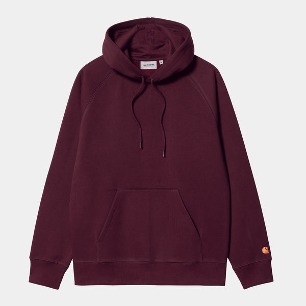Carhartt WIP Hooded Chase Sweat Amerone/Gold M L XL