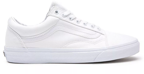 Vans Old Skool True White US 5.5 EU 37 US 6 EU 38 US 7 EU 39 US 7.5 EU 40 US 9 EU 42 US 10 EU 43 US 11 EU 44.5 US 12 EU 46