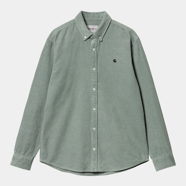 Carhartt WIP L/S Madison Cord Shirt Glas &hellip;