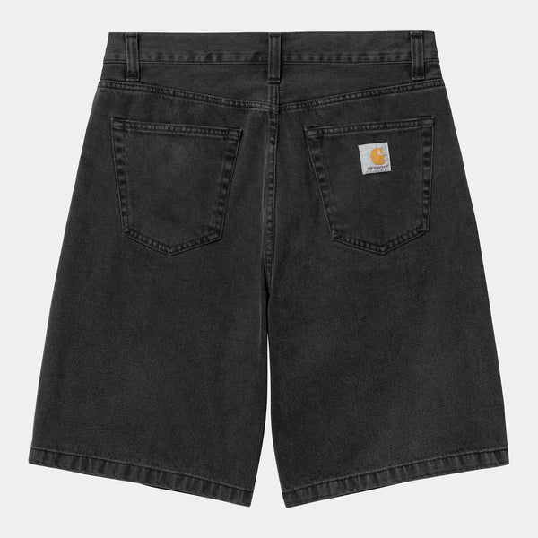 Carhartt WIP Short Black Stone Washed