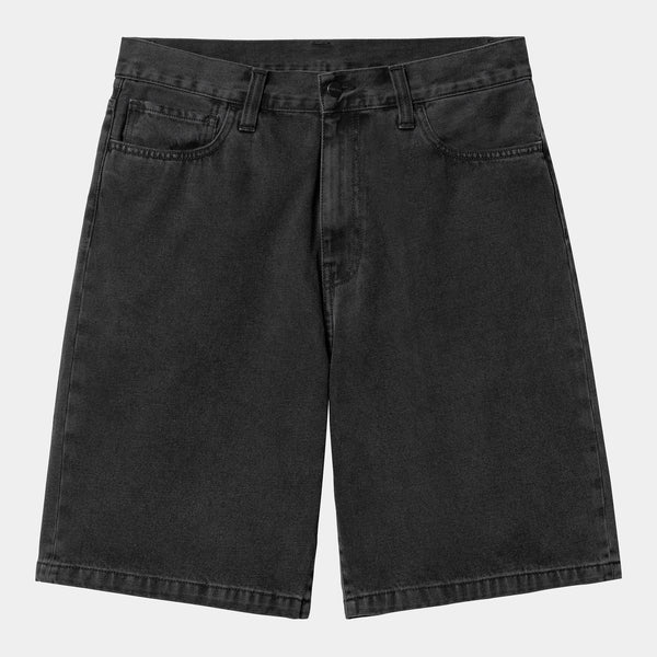 Carhartt WIP Short Black Stone Washed