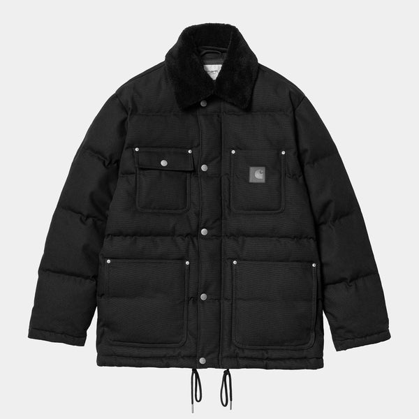 Carhartt WIP Rayley Jacket 100% Cotton 'Dearborn' Canvas, 12.7 oz Black