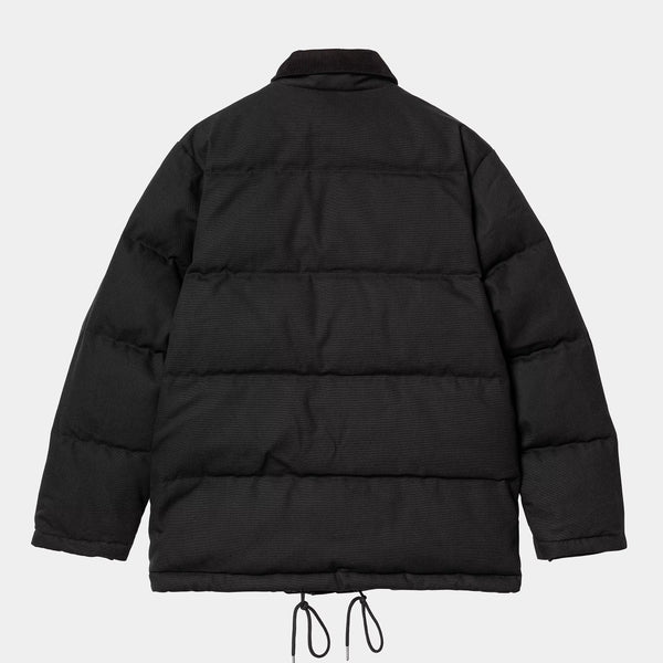 Carhartt WIP Rayley Jacket 100% Cotton 'Dearborn' Canvas, 12.7 oz Black