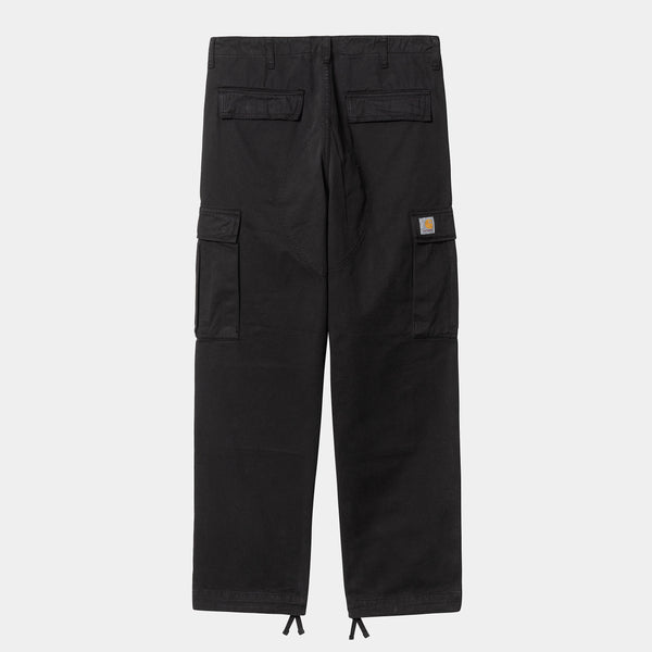 Carhartt WIP Regular Cargo Pant 100% Organic Cotton garment dyed, black