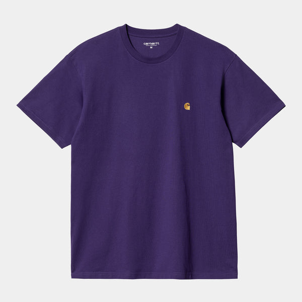 Carhartt WIP S/S Chase T Shirt Tyrian/Go &hellip;