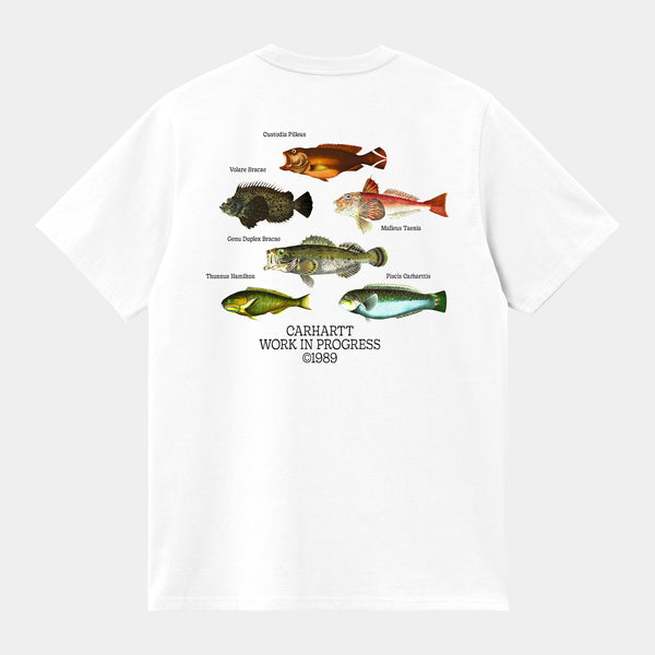 Carhartt WIP S/S Fish T-Shirt White Defa &hellip;