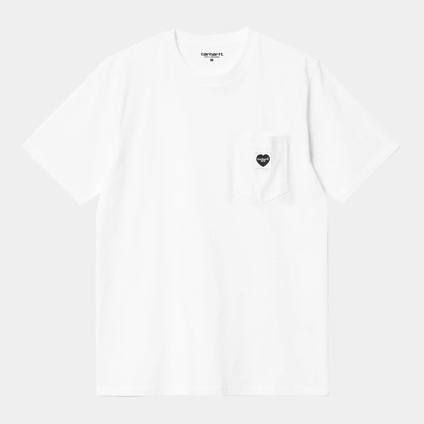 Carhartt WIP Pocket Heart T-Shirt White  &hellip;