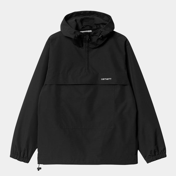 Carhartt WIP Windbreaker Pullover(Winter)100% Nylon Supplex®, 4.3 oz, black/white