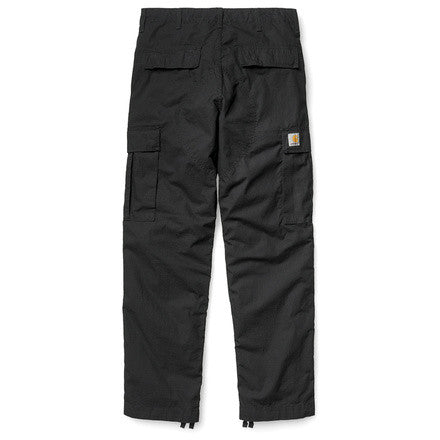 Carhartt WIP Regular Cargo Pant Columbia Cotton Ripstop 6,5 Oz Black Rinsed