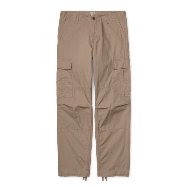 Carhartt WIP Regular Cargo Pant Columbia Cotton Ripstop 6,5 Oz Leather Rinsed