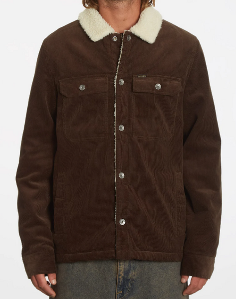 Volcom Keaton Jacket Dark Brown