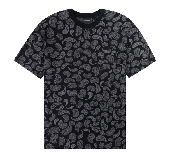 The Hundreds Paisley SS T-Shirt Black