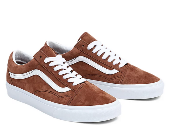 Vans old skool brown pig suede outlet