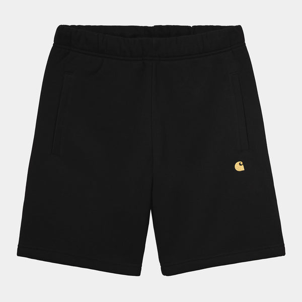Carhartt WIP Chase Sweat Short Black/Gold