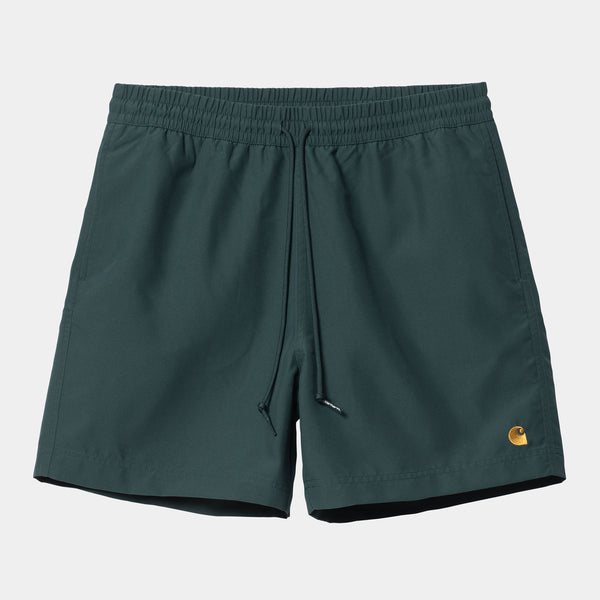Carhartt WIP Chase Swim Trunk Botanic/Gold