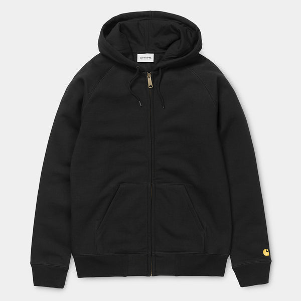 Carhartt WIP Hooded Chase Jacket Black/Gold
