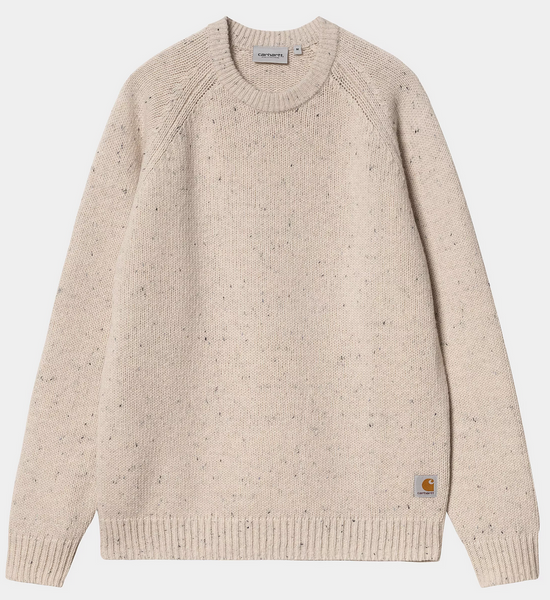 Carhartt WIP Anglistic Sweater Speckled Moonbeam