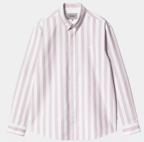 Carhartt WIP Dillion Shirt Dillion Stripe,Hortensia/White