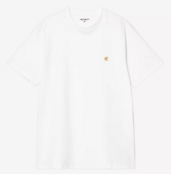Carhartt WIP S/S Chase T-Shirt White/Gold