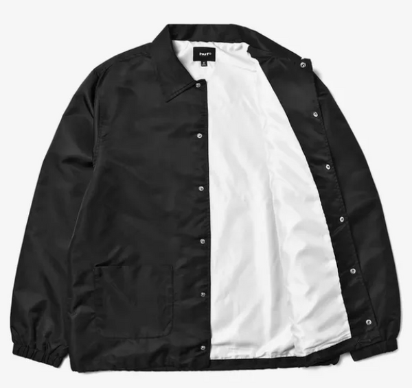 HUF 89 Coaches Jacket Black/White