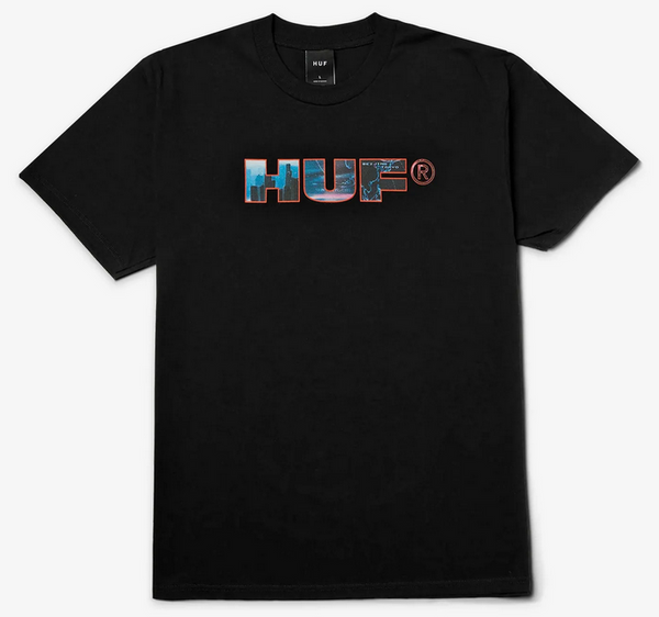 HUF Flight Path SS Tee Black