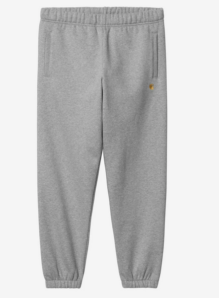 Carhartt WIP Chase Sweat Pant Grey Heather/Gold