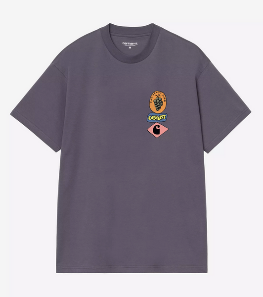 Carhartt WIP S/S Stacked Grapes T-Shirt Shady Purple