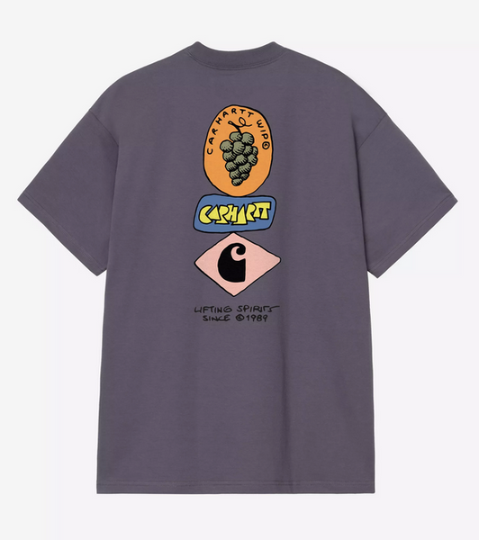 Carhartt WIP S/S Stacked Grapes T-Shirt Shady Purple