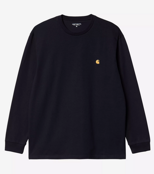 Carhartt WIP Chase L/S Dark Navy/Gold