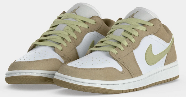 Nike Wmns Air Jordan 1 Low Khaki/White-Olive Aura-Sail