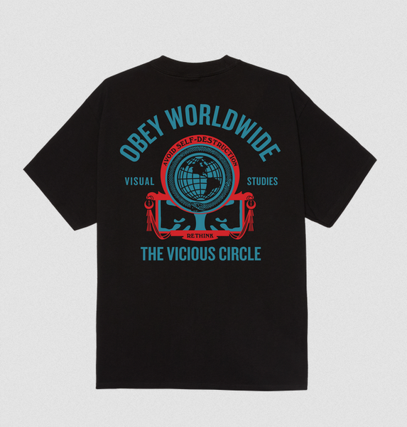 Obey Vicicous Circle Black
