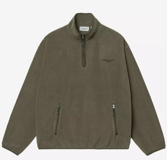 Carhartt WIP Edmore Half Zip Sweat Cypress/Black