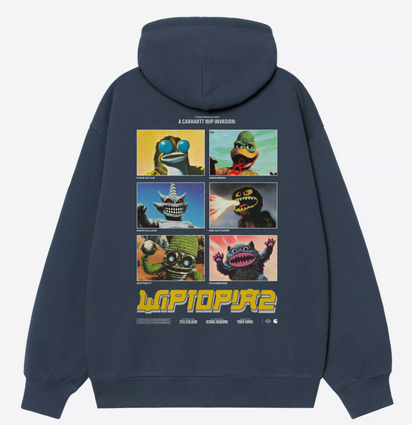 Carhartt WIP Hooded Wiptopia II Blue