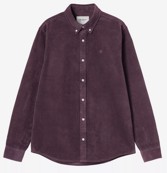 Carhartt WIP Madison Cord Shirt Cozy Purple