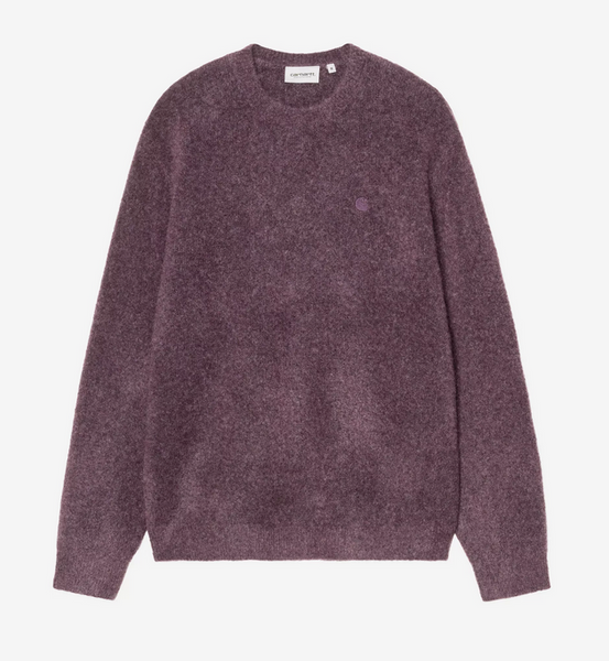 Carhartt WIP Curtis Sweater Tangled Shady Purple