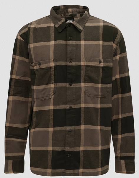 Vans Larkspur Plaid Flannel Shirt Obsidian Fern/Bungee Cord