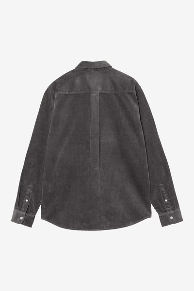 Carhartt WIP L/S Madison Cord Shirt Graphite/Graphite