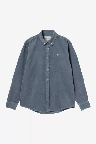 Carhartt WIP L/S Madison Cord Shirt Angelite / Angelite
